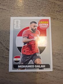 Panini 2026 World Cup Extra Sticker Mohamed Salah Silver Rare