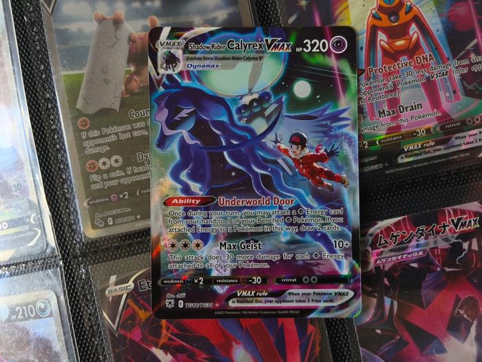 Shadow Rider Calyrex VMAX ! Special Illustration Rare ! from Astral Radiance Set ! 2022 ! Pokemon Card !
