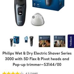 Philips Wet & Dry Electric Shaver series 3000
