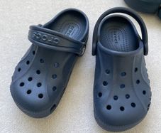 Navy blue classic Childs crocs C 9