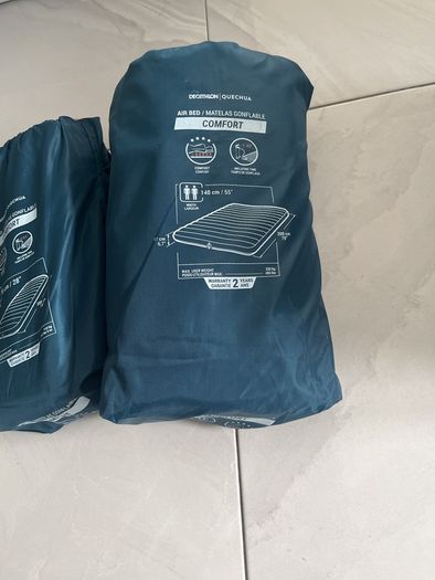 2 Air bed Comfort. 1 single 1 double.