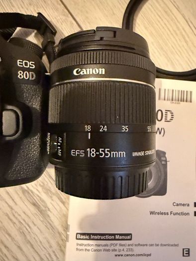 Canon eos 80d with Canon EFS 18-55mm lens !