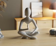 Celestial Resonance Meditation Sculpture in MidAir