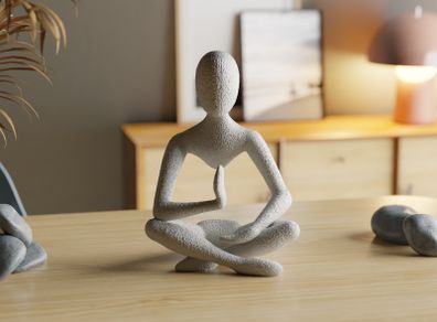 Celestial Resonance Meditation Sculpture in MidAir