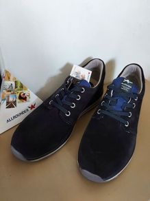 Allrounder Lace Up Kyra navy comfortable orthotic shock absorber system shoes suede size 8 UK