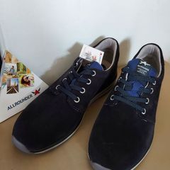 Allrounder Lace Up Kyra navy comfortable orthotic shock absorber system shoes suede size 8 UK