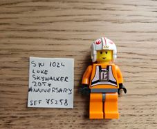 lego sw1024 luke skywalker 20th anniversary, set star wars 75258