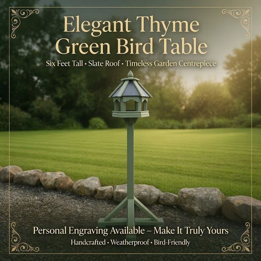 Bird Tables &feeders Slated Roof - colour choices.