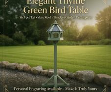 Bird Table feeders Slated Roof - colour choices.