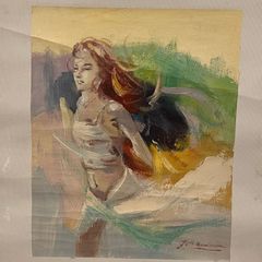 Two oil paintings