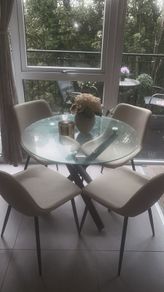 table and  chairs