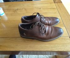Brown formal shoes
