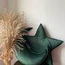 Handmade velvet STAR and MOON cushion Image 3
