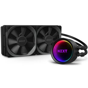 NZXT Kraken X53 240mm AIO RGB CPU Liquid Cooler - 2 Aer RGB V2 120mm Radiator Fans Included