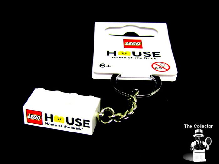 Lego House Home of the Brick Keychain Brick 2x4 From The Lego House in Billund Exclusive Very Rare Limited Edition Brick Keychain New With Tags