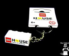 Lego House Home of the Brick Keychain Brick 2x4 From The Lego House in Billund Exclusive Very Rare Limited Edition Brick Keychain New With Tags