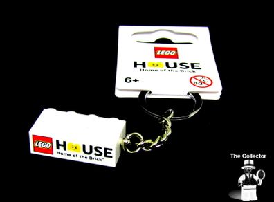 Lego House Home of the Brick Keychain Brick 2x4 From The Lego House in Billund Exclusive Very Rare Limited Edition Brick Keychain New With Tags