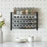 Spice Rack Organizer for Cabinet, 4 Tie Stackable Seasoning Organizer, Spice Jars Kitchen Storage for Countertop Kitchen Pantry Cupboard, 15.8x10.7 in Image 7
