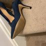 NEXT Shoes Navy Suede Heels Image 4