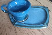 Vintage Irish Pottery Cup and Plate
