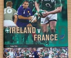 2007 Ireland v France - RBS 6 Nations - Croke Park - Programme