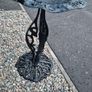Classic vintage iron cast garden birdbath Image 5