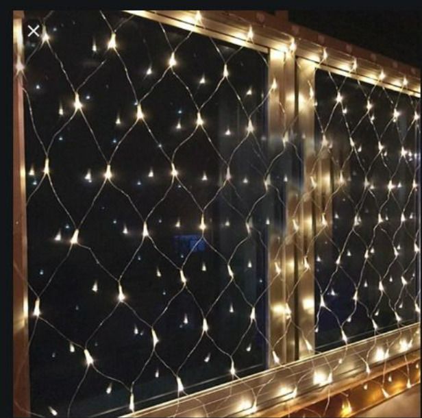 2Mx2M Net Fairy Lights Christmas Window Light