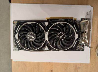 MSI Radeon RX 580 Armor 8GB OC Gaming GPU Dual Fan | 1080p Gaming Beast