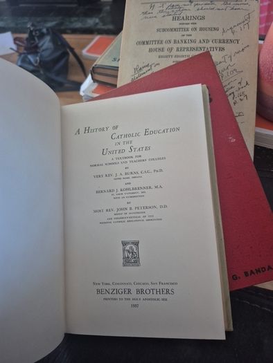 History of cathlic education in the US ny Bernard Kohlbrenner 1937