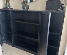 bookcase with storage