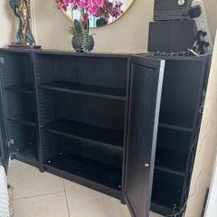 bookcase with storage