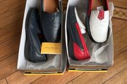 Ladies Unworn 2 Pairs Porto Maserati Leather Moccasin Size 38 Shoes