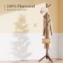 FREE SHIPPING Sturdy Wooden Coat Stand, 3 Adjustable Sizes Coat Tree with 8 Hooks, Coat Stands for Hallway Entryway, Hat Stand for Clothes, Used in Bedroom/Office/Hallway/Entryway Image 3