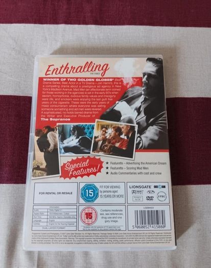 Mad Men: Seasons 1-4 DVD Boxsets. Price Includes Postage.