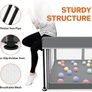 Foldable Baby Playpen with Mat - Portable, Spacious & Sturdy Play Yard for Babies and Toddlers, Quick 1-Minute Setup, Travel-Friendly, Safe & Durable for Indoor and Outdoor Use (Grey, 50x50 inches) Image 9