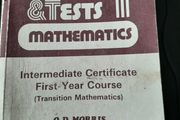 old Text &amp; Tests maths school books from 80's
