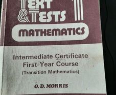 old maths school books from 80's