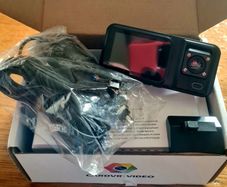 Dashcam records front and back New