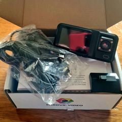 Dashcam records front and back New