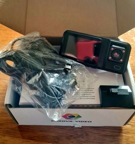 Dashcam records front and back New