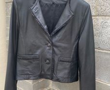 Genuine Soft Special Leather Ladies Jacket, Size 40