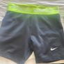 Black Nike pro girls shorts Image 2