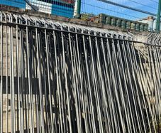 Steel industrial fencing