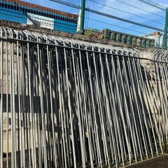 Steel industrial fencing