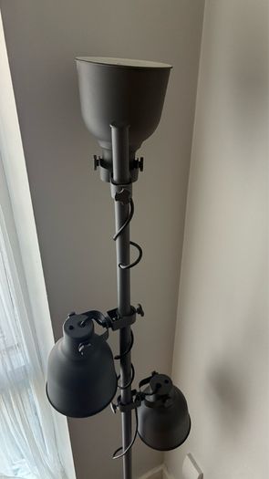 IKEA Dark grey, 3 spot floor lamp