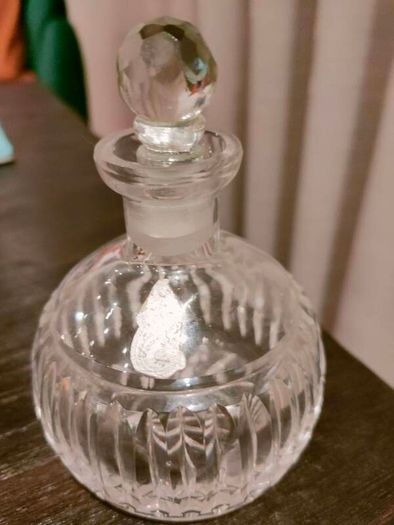 crystal perfume bottle