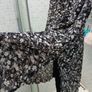 espirt black and white knee length dress Image 9