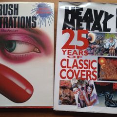 80s Pop Art books Heavy Metal Magazine Covers and Japanese Airbrush
