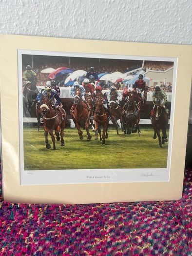 RACING PRINTS limited edition signed by Chris Howell ( on Board ready for framing)