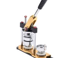 Badge Maker Machine with Circle Cutter Rotate Punch 44 mm